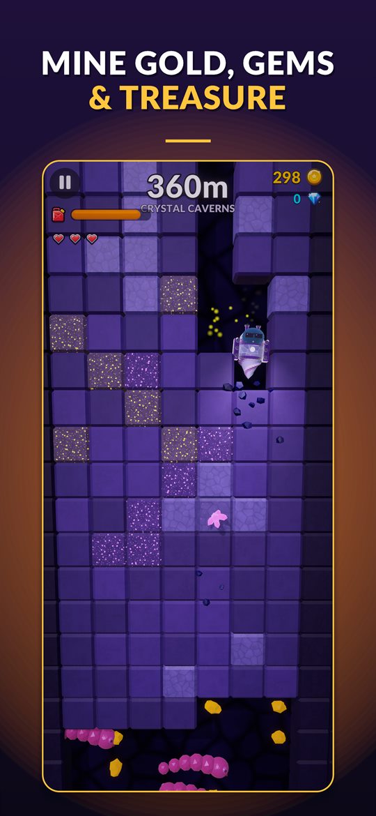 Mining gold and gems in the Crystal Caverns